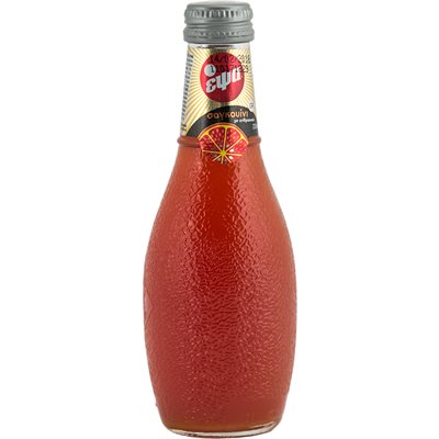 Epsa Carbonated Blood Orange Soda 232 Ml Bottle