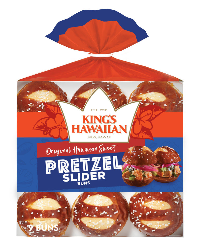 Wholesale Kings Hawaiian * Pretzel Slider Bun | 11 oz-8ct Case Bulk