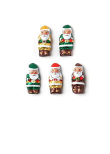 Wholesale Dark Chocolate Mini Santas (10 Lb.)- Bulk