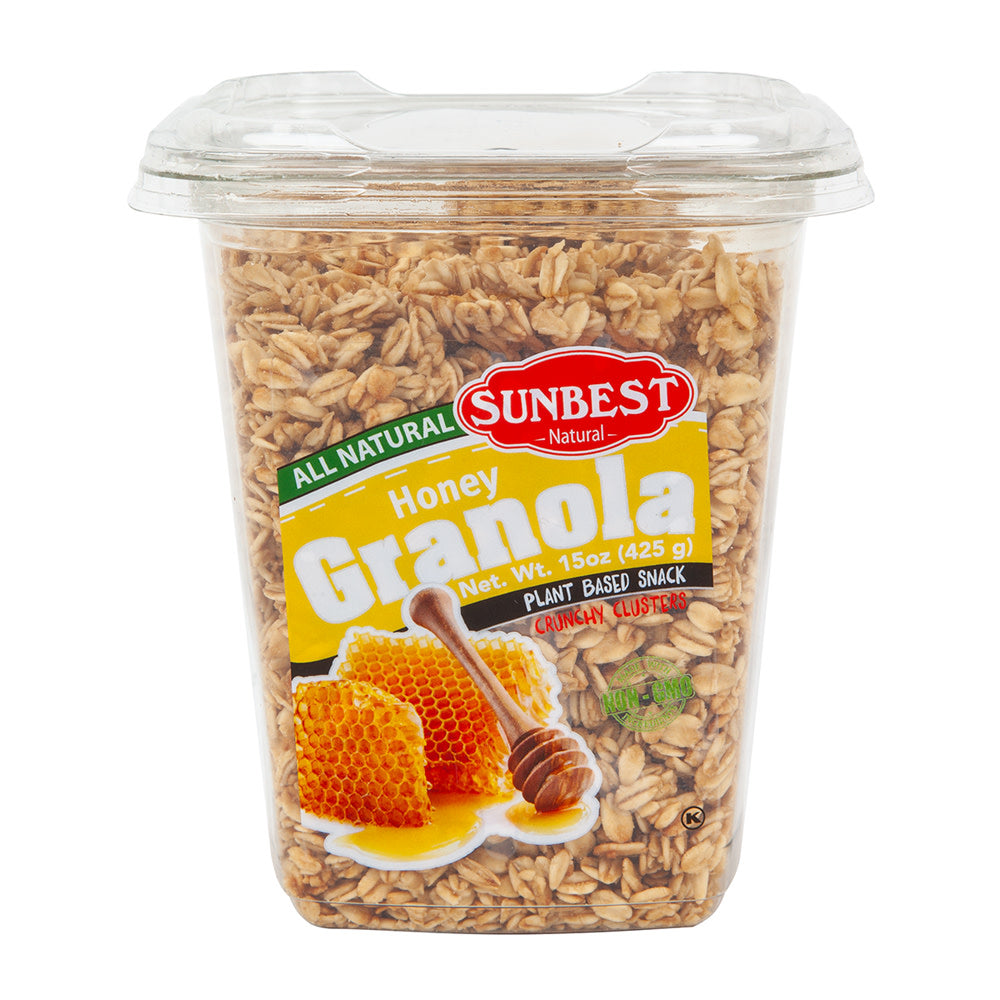 Wholesale Sunbest - Honey - Granola All - Natural - 15Oz - Pk12-12ct Case Bulk