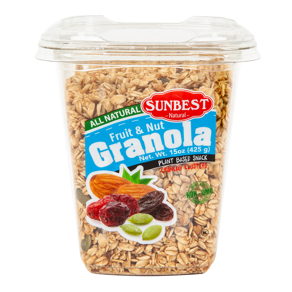 Wholesale Sunbest - Fruit&Nut - Granola All - Natural - 15Oz - Pk12-12ct Case Bulk