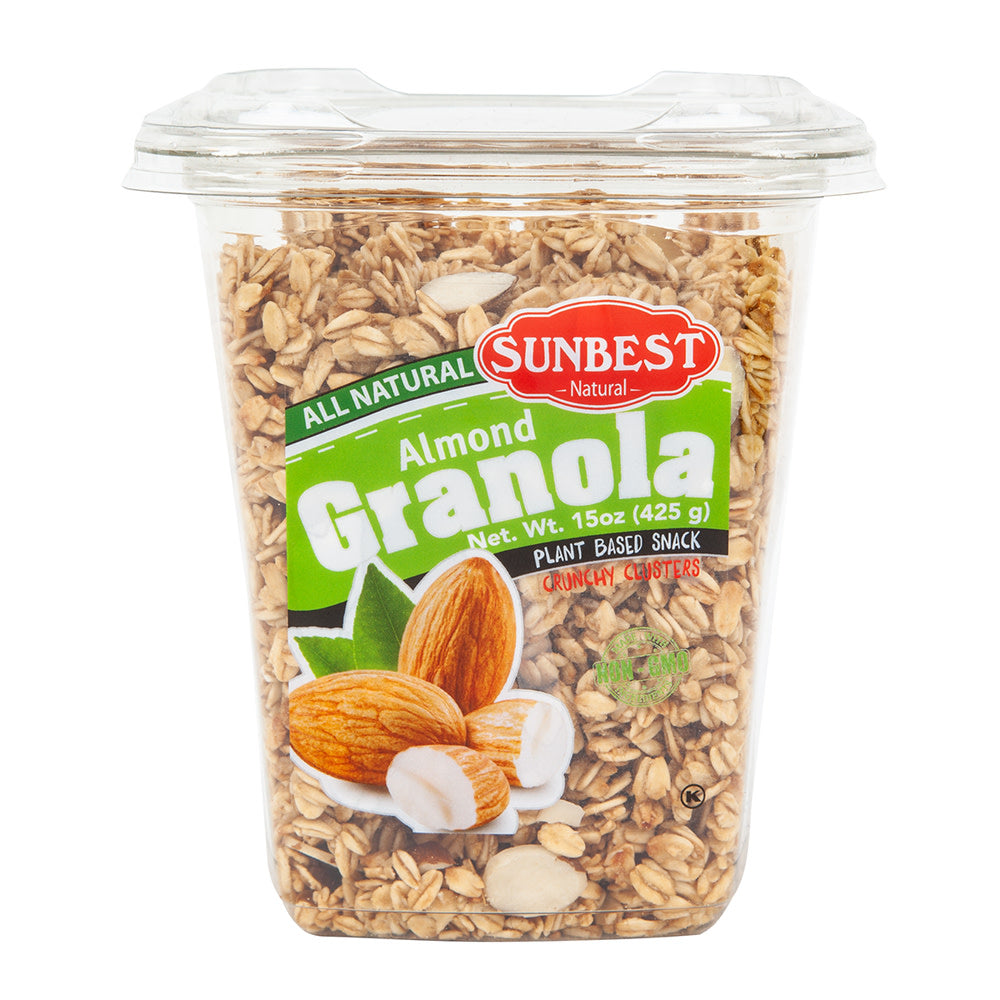 Wholesale Sunbest - Almond - Granola All - Natural - 15Oz - Pk12-12ct Case Bulk