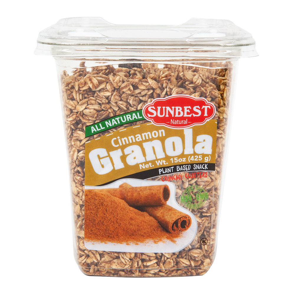 Wholesale Sunbest - Cinnamon - Granola All - Natural - 15Oz - Pk12- Bulk
