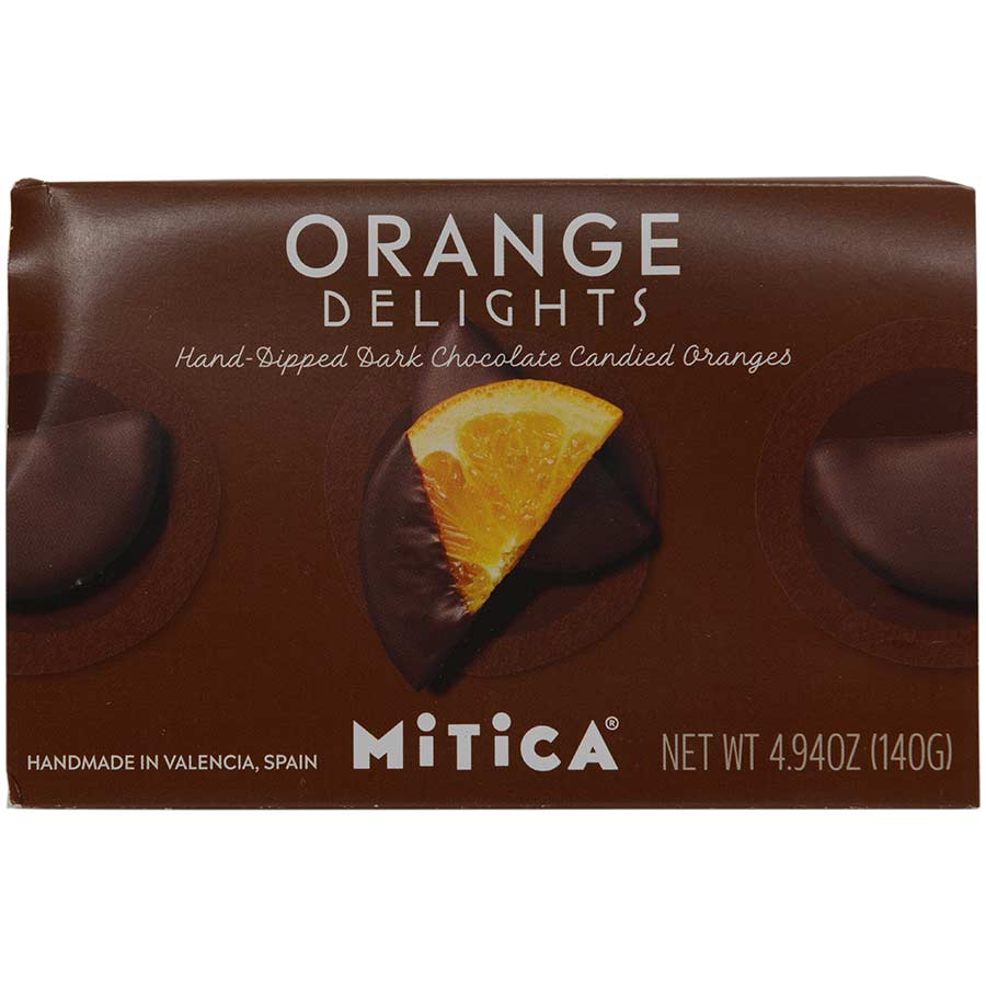 Mitica Orange Delights Chocolate 4.9oz 10ct