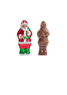 Wholesale 2 Oz. Solid Santa (4¼") (2 Displayers)- Bulk