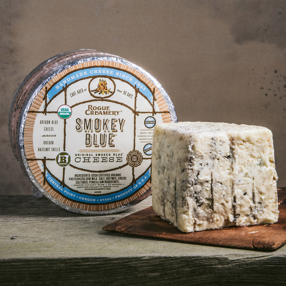 Wholesale Rogue Creamery Smokey Oregon Organic Blue- Bulk