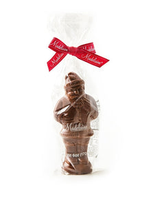 Madelaine Chocolate 6 Oz. Solid Santa Cello Bag (5¾")