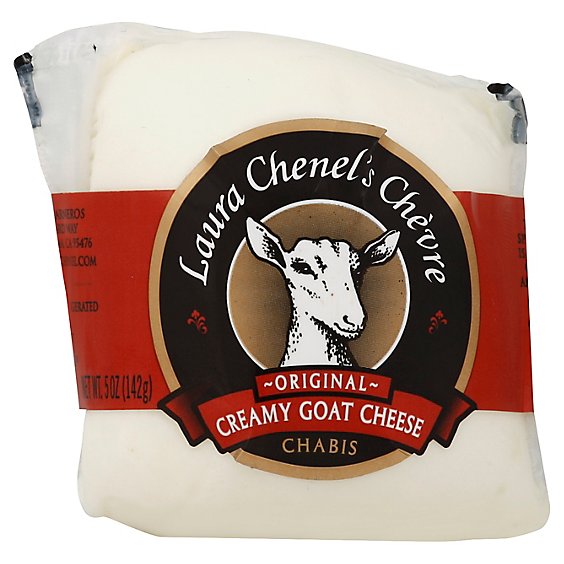 Laura Chenel Plain Original Creamary Goat Chabis Cheese 5oz
