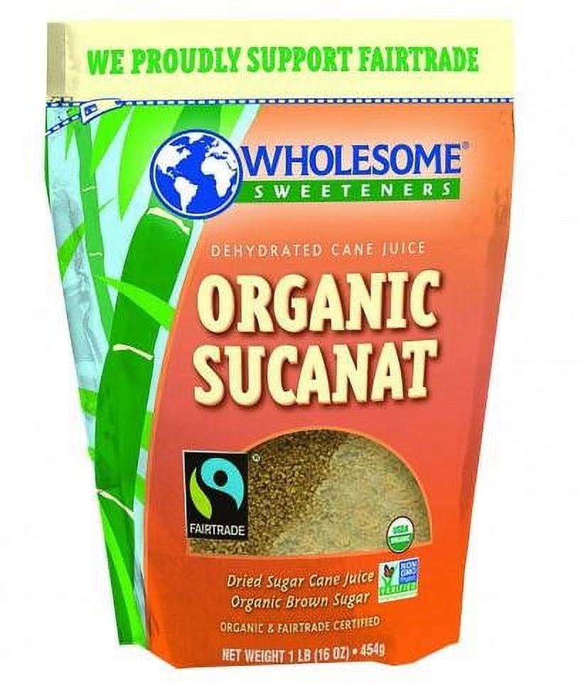 Wholesome Sweeteners Roasted Sucanat 1 Lb