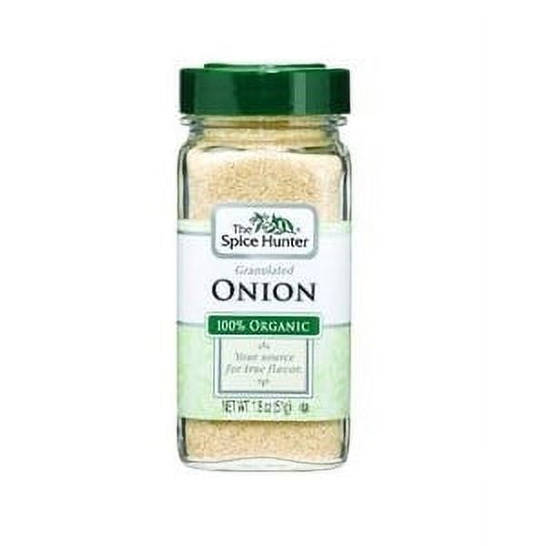 The Spice Hunter Onion Granulated Organic 1.8 Oz