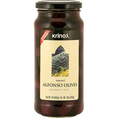 Krinos Alfonso Olives 1Lb Jar
