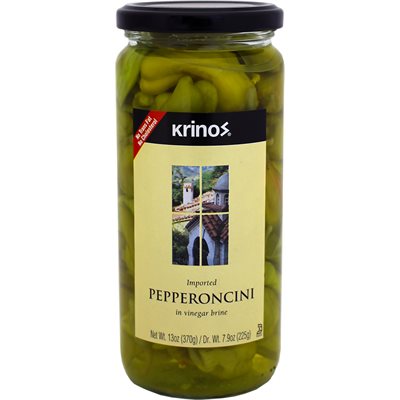 Krinos Pepperoncini 13Oz (370G) Jar