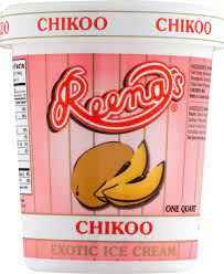 Wholesale Reena's Chikoo Ice Cream 1/2 Gallon- Bulk
