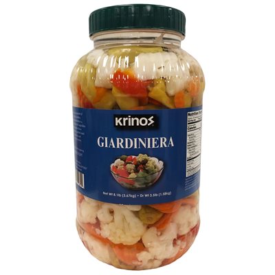 Wholesale Krinos Giardiniera 1 gallon- Bulk