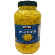 Krinos Sliced Banana Peppers 1gallon PET