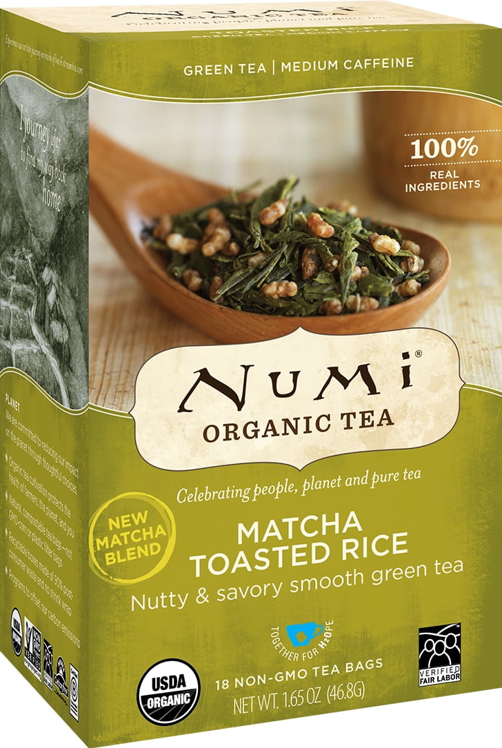 Numi Organic Tea Toasted Rice Green Tea 1.65 Oz
