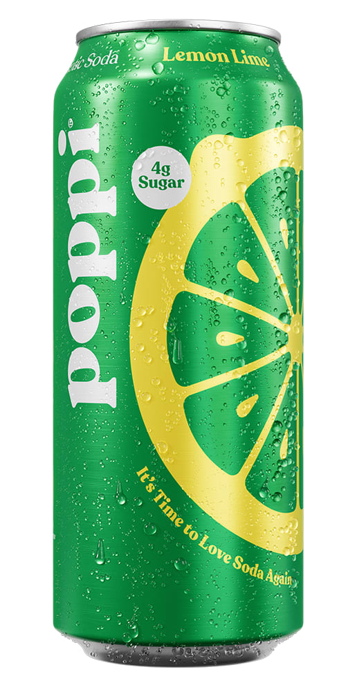 Poppi Soda 12/16Oz Lemon Lime