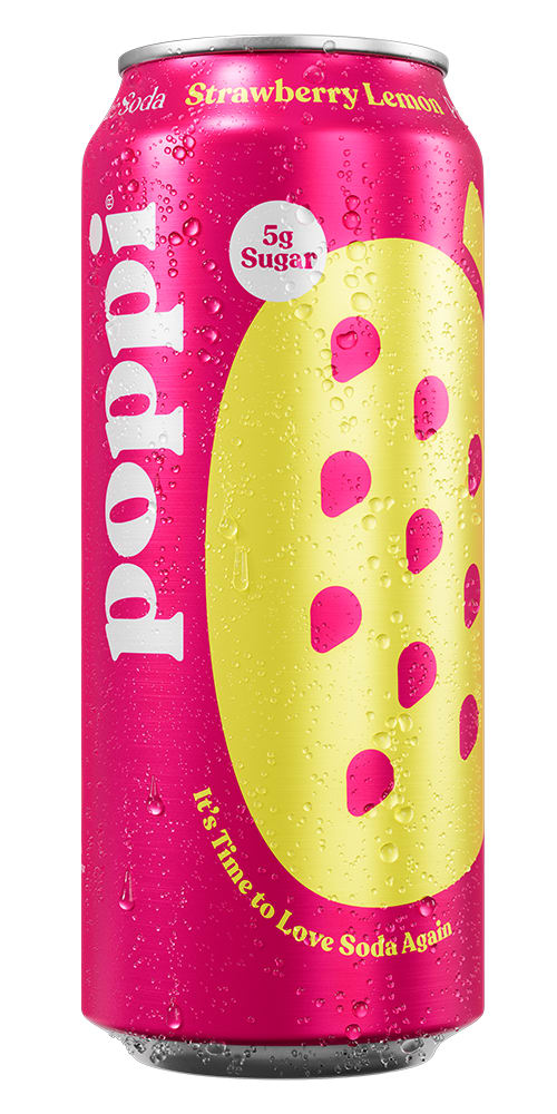 Poppi Soda 12/16Oz Strawberry Lemon