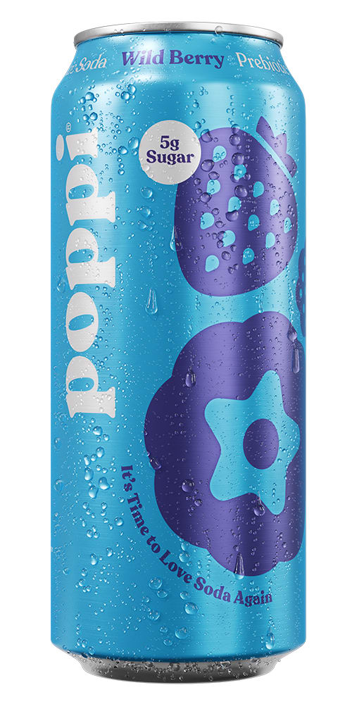 Wholesale Poppi Soda 12/16Oz Wild Berry- Bulk