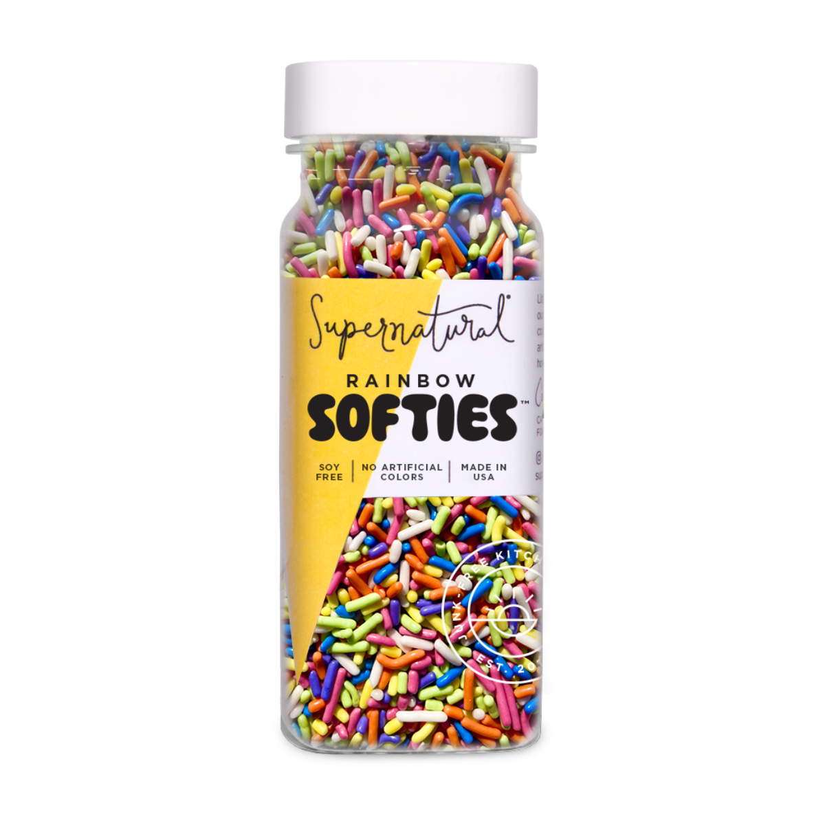 Supernatural Rainbow Softies Natural Sprinkles 3 Oz