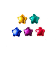 Madelaine Chocolate Dark Chocolate Mini Stars Assorted Foils (11 lb) 17.6 OZ Per Case