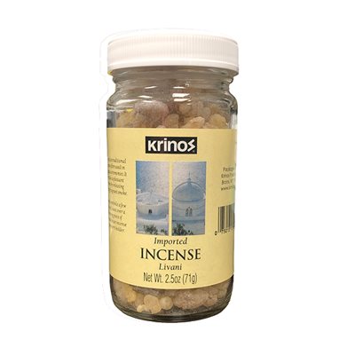 Wholesale Krinos Incense (Livani) 2Oz Jar- Bulk