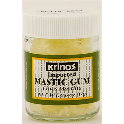 Krinos Mastic Gum (Chios Mastiha) .6Oz (17G) Jar