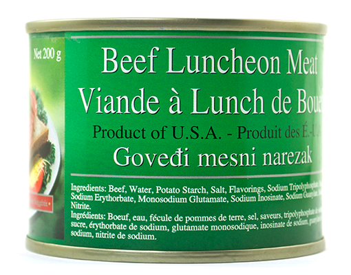 Wholesale B&S Pork and Beef Luncheon Loaf 200g- Bulk