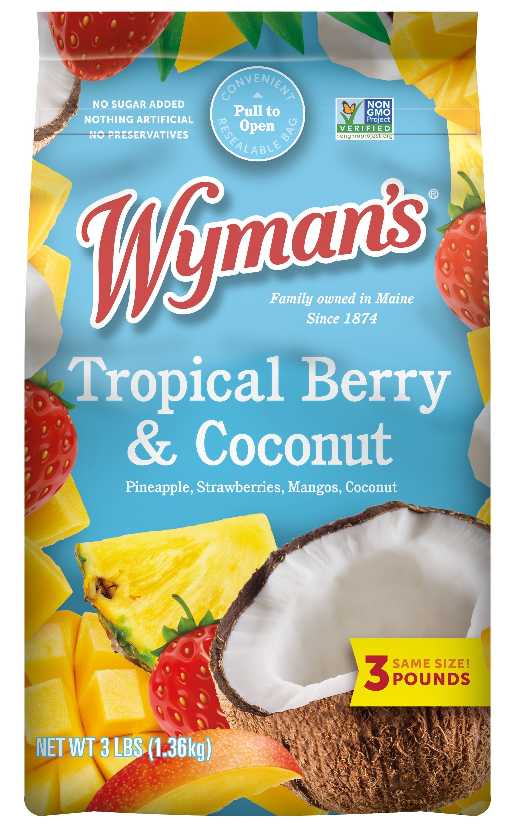 Wyman's of Maine Tropical Coconut Blend 48 Oz