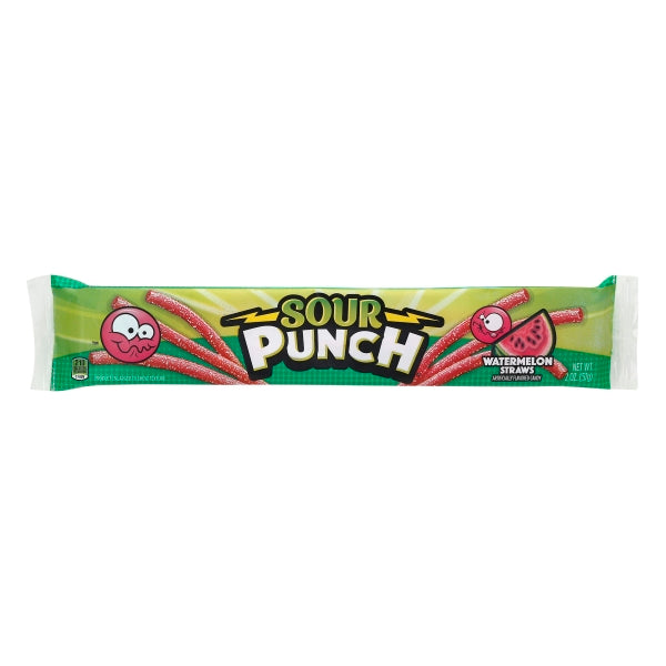 Wholesale Sour Punch Straws Watermelon Tray Caddy 2oz Bulk
