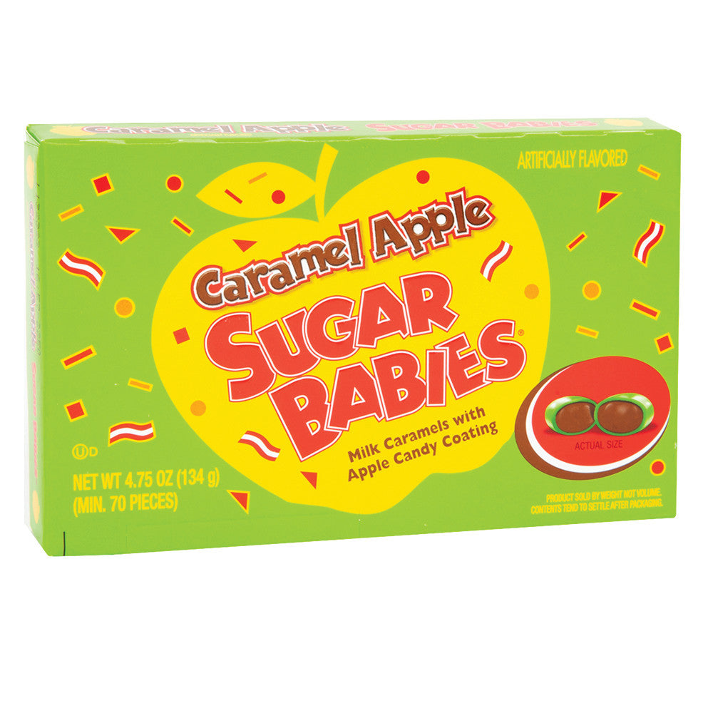 Wholesale Sugar Babies Caramel Apple 5 Oz Theater Box-12ct Case Bulk