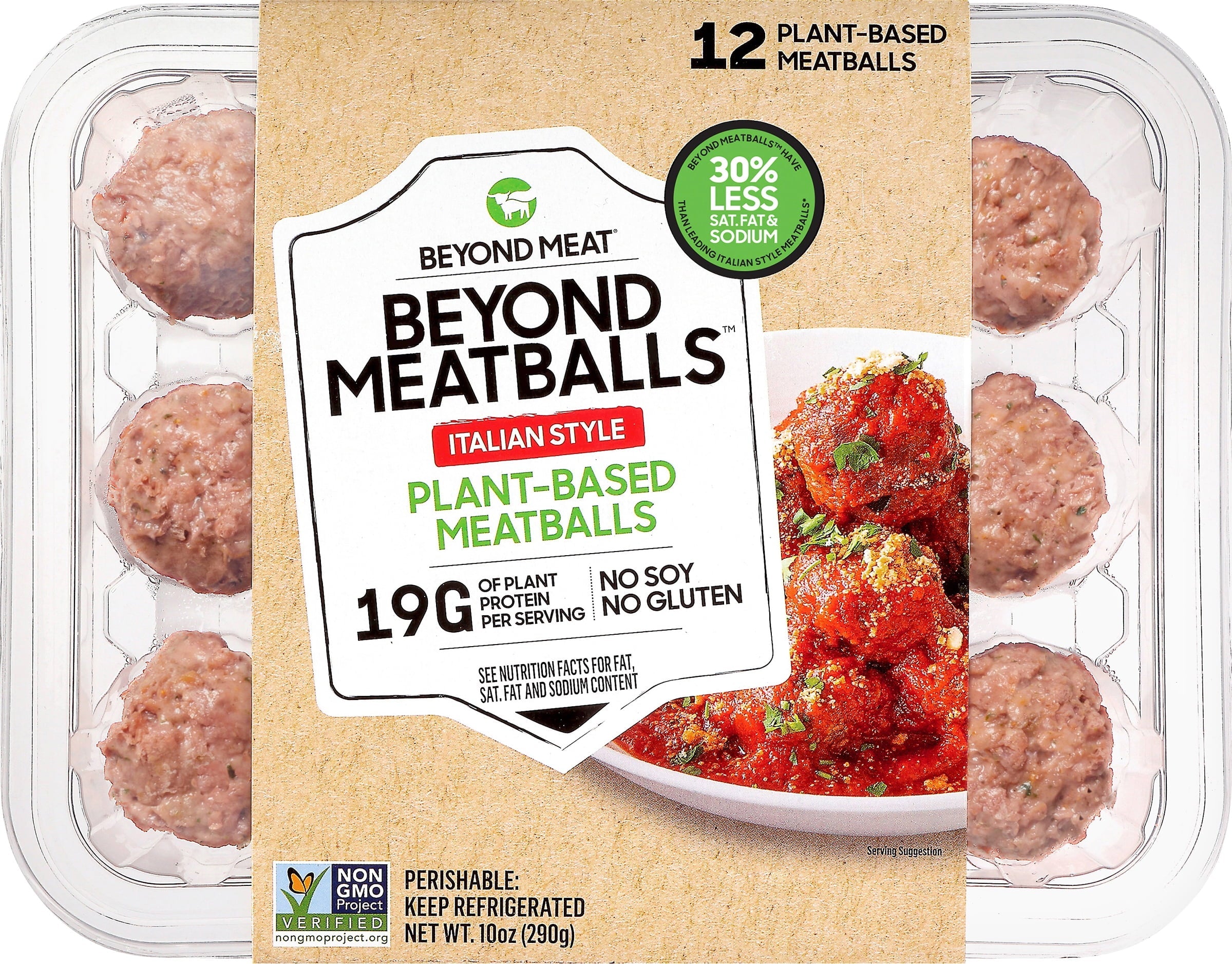 Beyond Meat Beyond Meatballs Italian Style Plant-Based Meatballs 10 oz Box