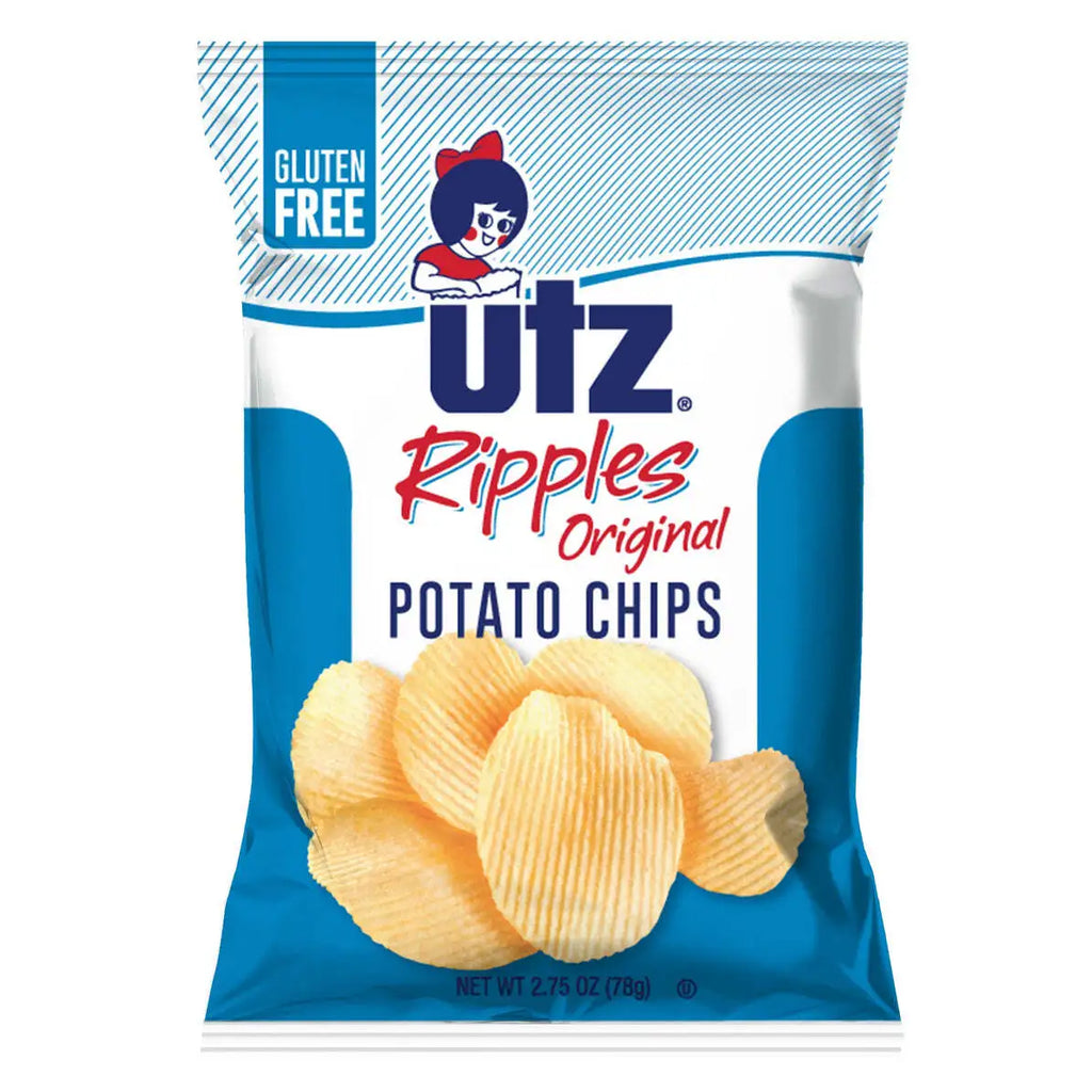 Utz Potato Chips Ripples Original 2.75 oz.
