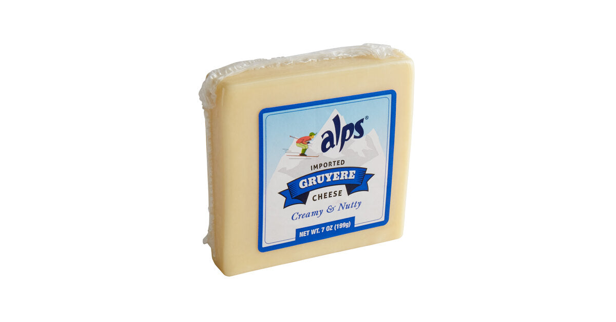 Alps Natural Austrian Mountain Gruyere Cheese 7oz 2ct