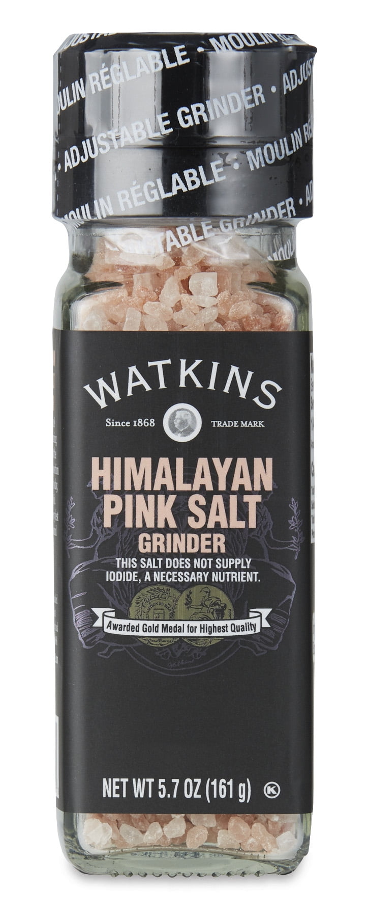 Watkins Himalayan Pink Salt Grinder 5.7 Oz