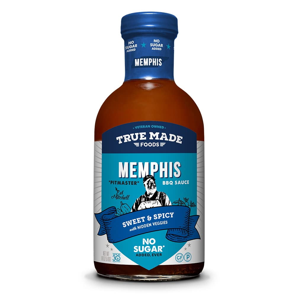 True Made Barbeque Sauce Memphis BBQ 18 oz