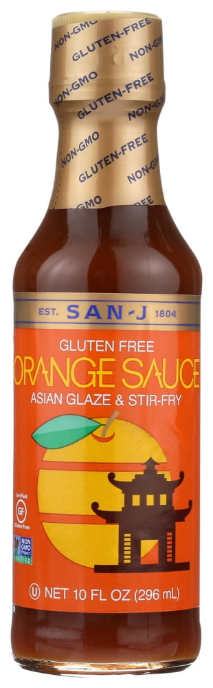 San J Stir-Fry Orange Sauce 10 oz Bottle