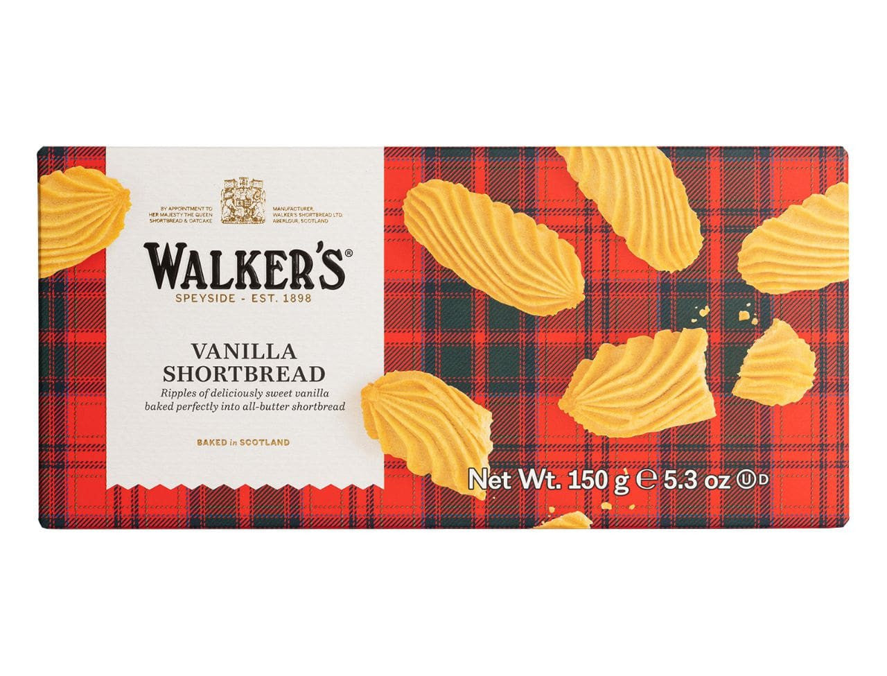 Wholesale Vanilla Shortbread 5.3 oz.- Bulk