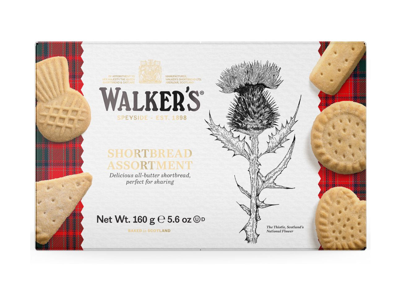 Wholesale Thistle Flower Shortbread Assortment 5.6 oz.- Bulk