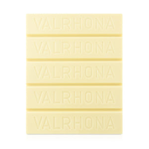 Wholesale Valrhona White Chocolate 35% Block 3 kg-1ct Case Bulk