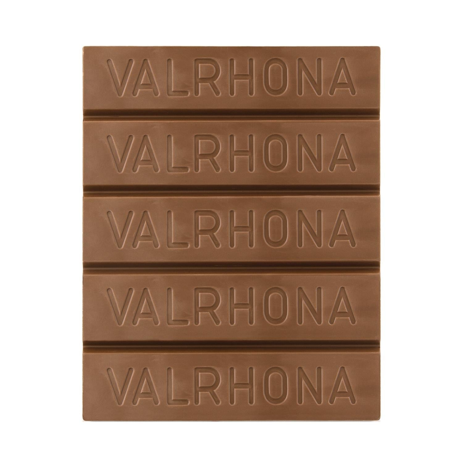 Wholesale Valrhona Jivara Milk Chocolate Block 3 kg-1ct Case Bulk