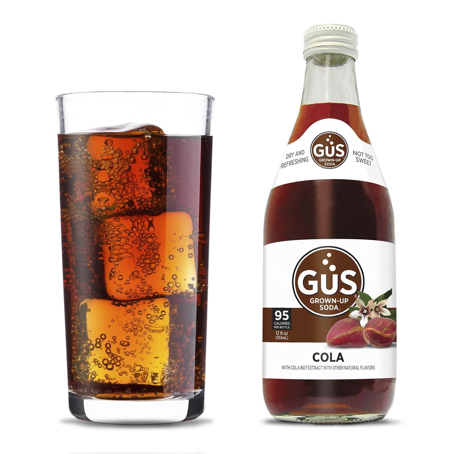 Gus Soda Cola 12oz Bottle