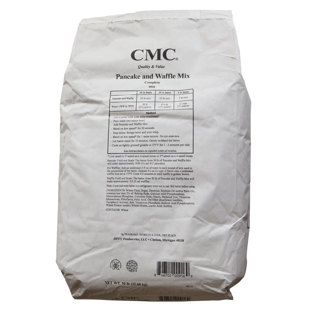 Wholesale Cmc 50Lb Pancake & Waffle Mix | 50 lb-1ct Case Bulk