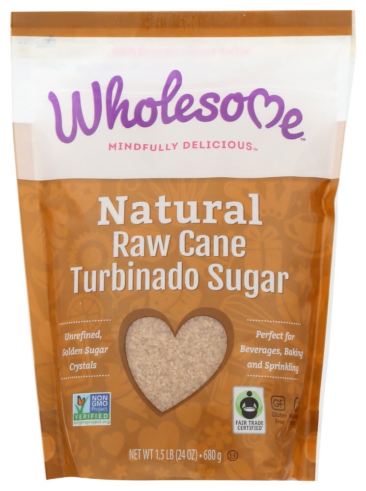 Wholesome Sweeteners Raw Cane Turbinado Sugar 24 Oz