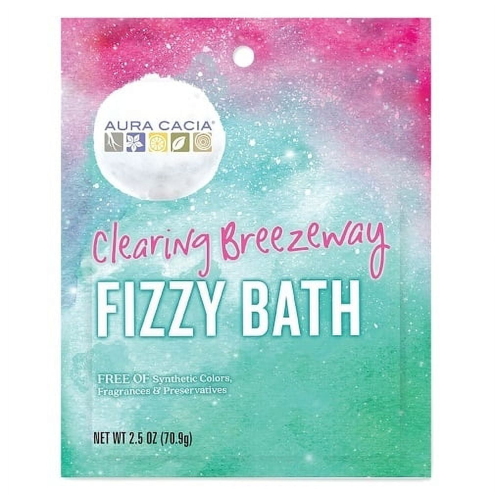 Aura Cacia Clearing Breezeway Fizzy Bath 2.5 oz Bag