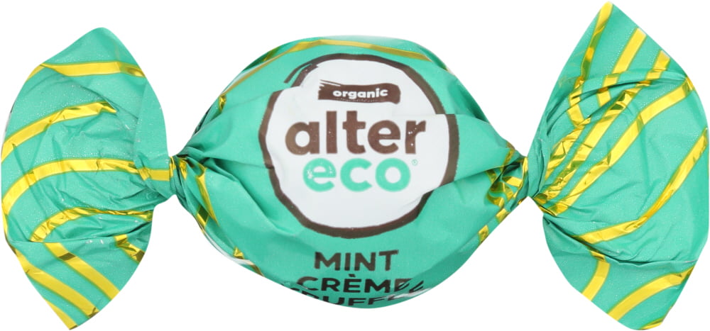 Alter Eco Chocolate Mint Crème Truffle 0.42 Oz Packet