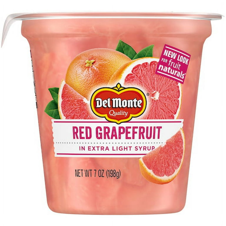 Del Monte Red Grapefruit in Extra Light Syrup 7 Oz Cup