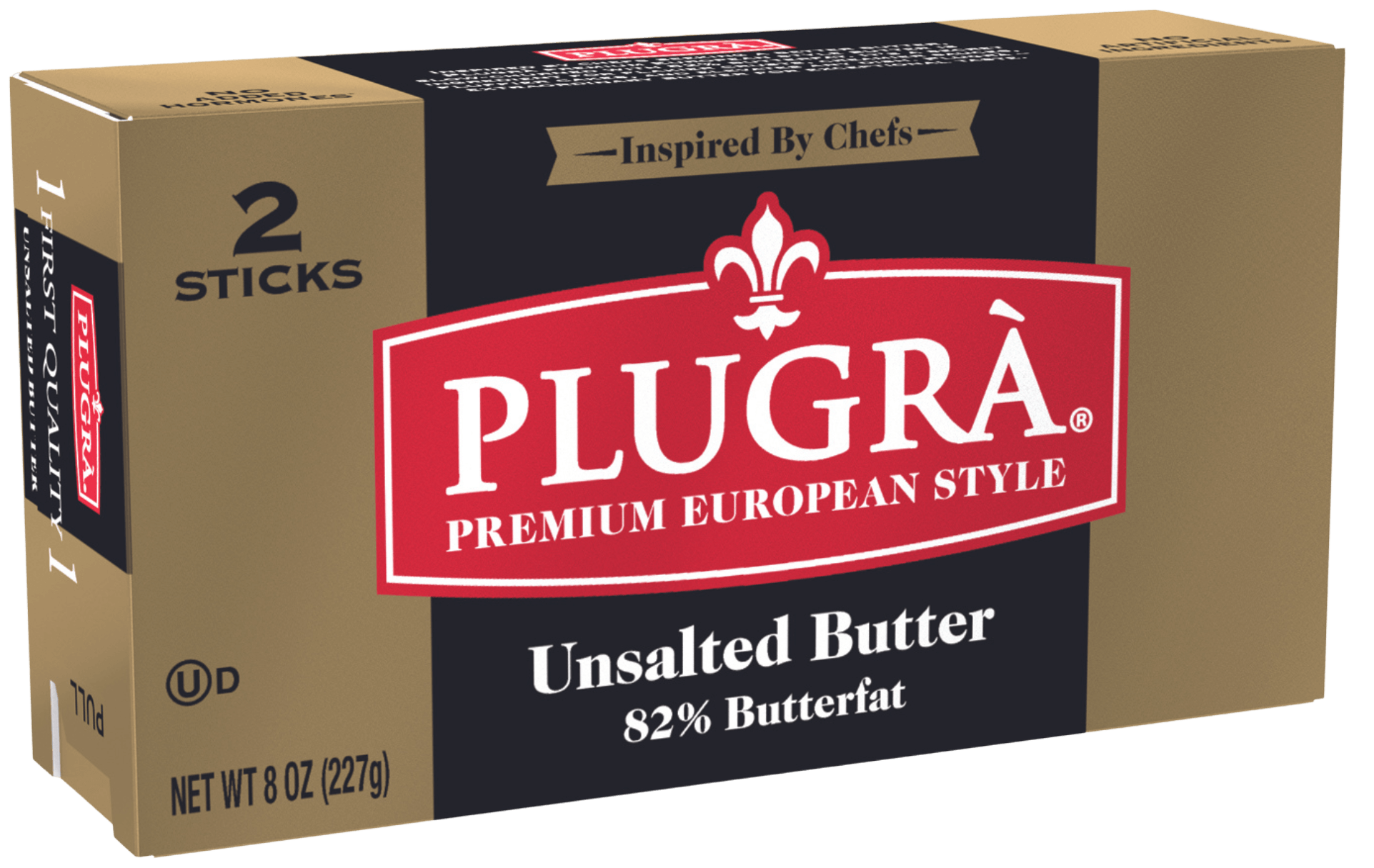 Wholesale Plugra European Style Unsalted Bulk Butter- Bulk