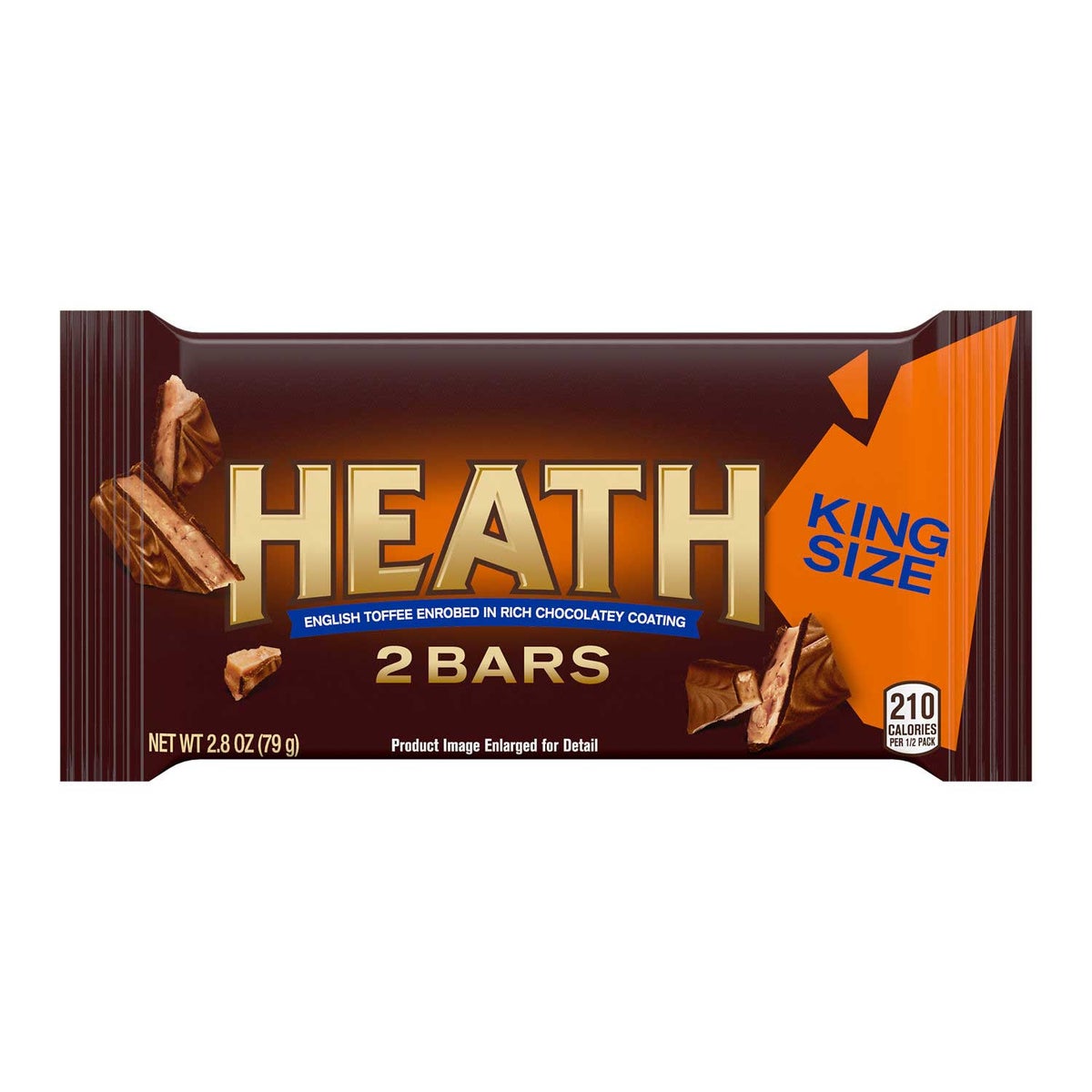 Heath Milk Chocolate English Toffee King Size 2.8 Oz Bar