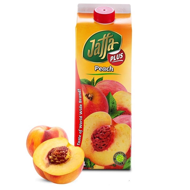 Wholesale Jaffa Plus Juice Peach 1 ltr-12 Ct Case Bulk